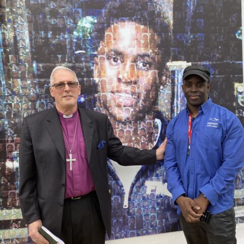 Bishop Christoper and Artist Eugene Ankomah